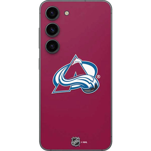 NHL Colorado Avalanche Solid Background Galaxy S23 Skin