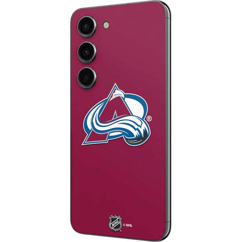 NHL Colorado Avalanche Solid Background Galaxy S23 Skin