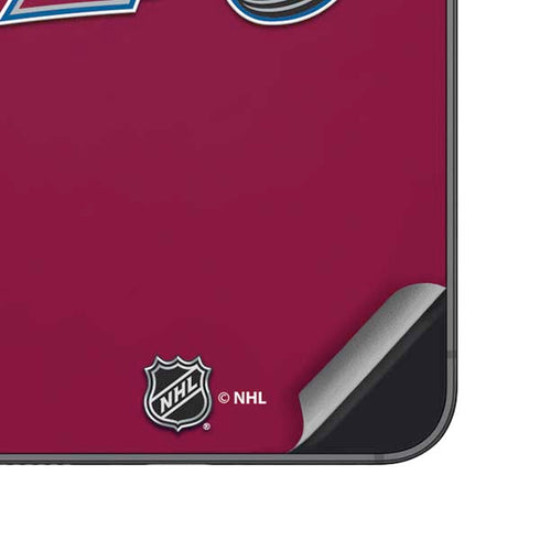 NHL Colorado Avalanche Solid Background Galaxy S23 Skin