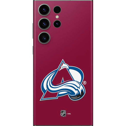 NHL Colorado Avalanche Solid Background Galaxy S23 Ultra Skin