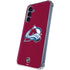 NHL Colorado Avalanche Solid Background Galaxy S24 Clear Case