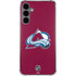 NHL Colorado Avalanche Solid Background Galaxy S24 Plus Clear Case
