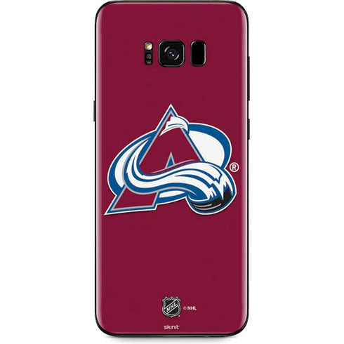 NHL Colorado Avalanche Solid Background Galaxy S8 Plus Skin