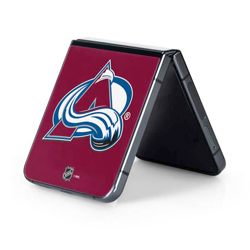 NHL Colorado Avalanche Solid Background Galaxy Z Flip5 5G Skin