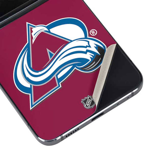 NHL Colorado Avalanche Solid Background Galaxy Z Flip5 5G Skin