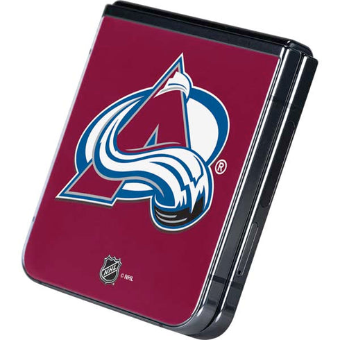 NHL Colorado Avalanche Solid Background Galaxy Z Flip5 5G Skin
