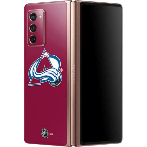 NHL Colorado Avalanche Solid Background Galaxy Z Fold2 5G Skin