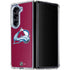NHL Colorado Avalanche Solid Background Galaxy Z Fold5 5G Clear Case