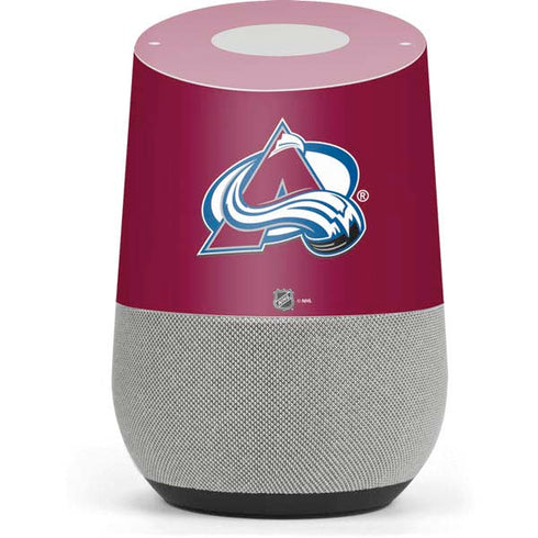 NHL Colorado Avalanche Solid Background Google Home Skin