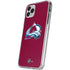 NHL Colorado Avalanche Solid Background iPhone 11 Pro Clear Case