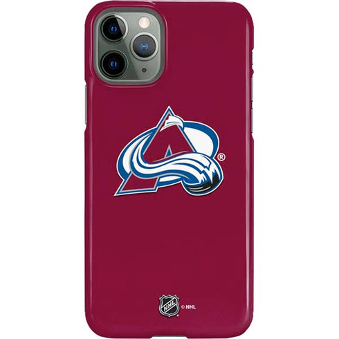 NHL Colorado Avalanche Solid Background iPhone 11 Pro Lite Case