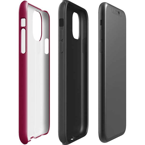 NHL Colorado Avalanche Solid Background iPhone 11 Pro Max Impact Case