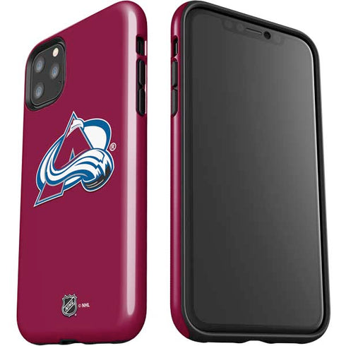 NHL Colorado Avalanche Solid Background iPhone 11 Pro Max Impact Case