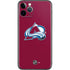 NHL Colorado Avalanche Solid Background iPhone 11 Pro Skin