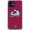 NHL Colorado Avalanche Solid Background iPhone 12 Clear Case