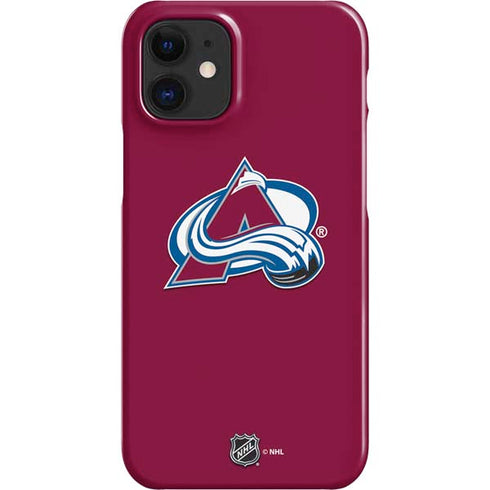 NHL Colorado Avalanche Solid Background iPhone 12 Mini Lite Case
