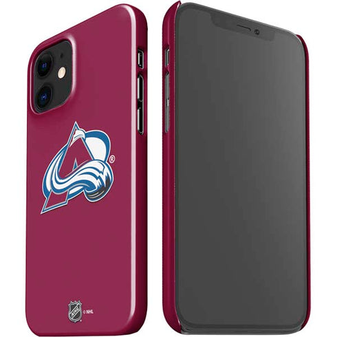 NHL Colorado Avalanche Solid Background iPhone 12 Mini Lite Case