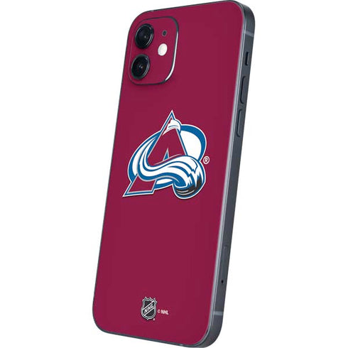 NHL Colorado Avalanche Solid Background iPhone 12 Mini Skin