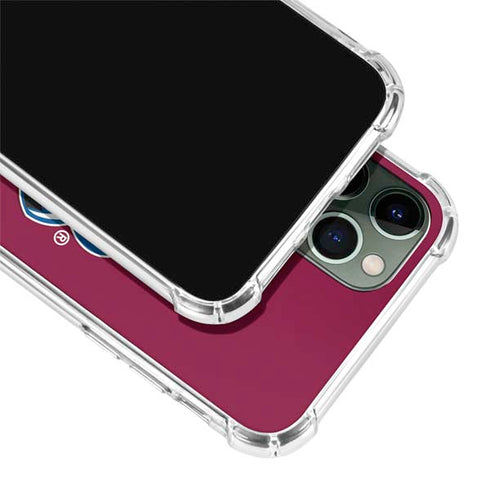 NHL Colorado Avalanche Solid Background iPhone 12 Pro Max Clear Case