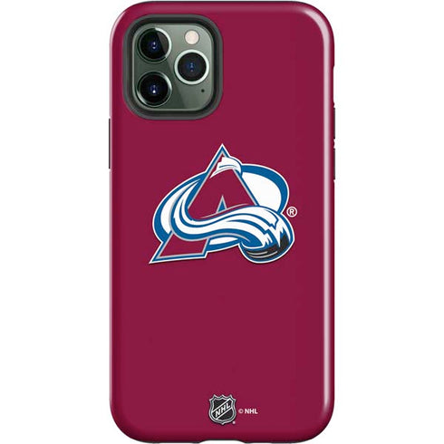 NHL Colorado Avalanche Solid Background iPhone 12 Pro Max Impact Case