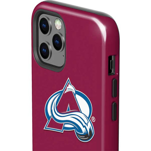 NHL Colorado Avalanche Solid Background iPhone 12 Pro Max Impact Case