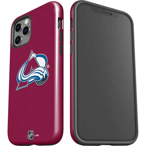 NHL Colorado Avalanche Solid Background iPhone 12 Pro Max Impact Case