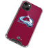 NHL Colorado Avalanche Solid Background iPhone 13 Mini Clear Case