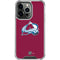 NHL Colorado Avalanche Solid Background iPhone 13 Pro Clear Case