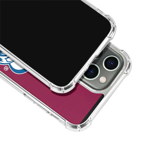 NHL Colorado Avalanche Solid Background iPhone 13 Pro Clear Case