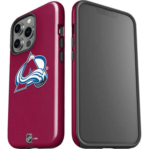 NHL Colorado Avalanche Solid Background iPhone 13 Pro Impact Case