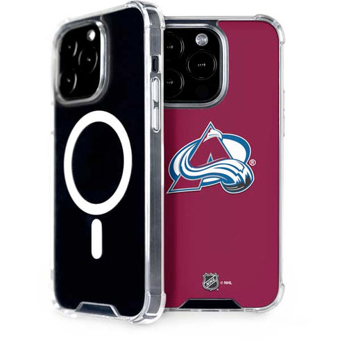 NHL Colorado Avalanche Solid Background iPhone 13 Pro MagSafe Case