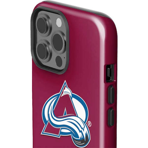 NHL Colorado Avalanche Solid Background iPhone 13 Pro Max Impact Case