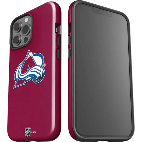 NHL Colorado Avalanche Solid Background iPhone 13 Pro Max Impact Case