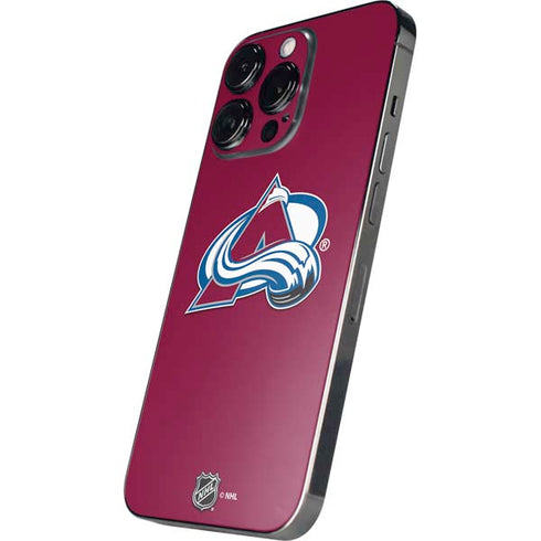 NHL Colorado Avalanche Solid Background iPhone 13 Pro Max Skin