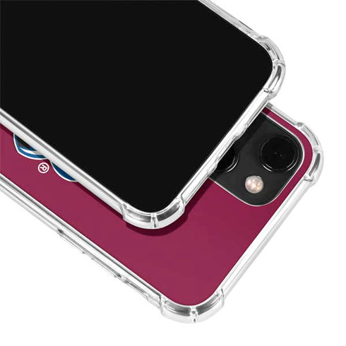 NHL Colorado Avalanche Solid Background iPhone 14 Clear Case