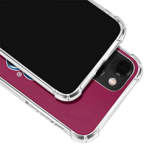NHL Colorado Avalanche Solid Background iPhone 14 Plus Clear Case