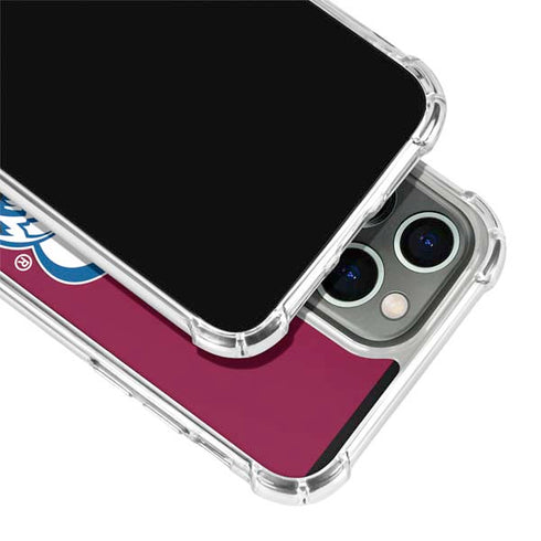NHL Colorado Avalanche Solid Background iPhone 15 Pro Clear Case