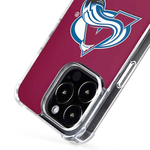 NHL Colorado Avalanche Solid Background iPhone 15 Pro Max MagSafe Case