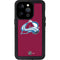 NHL Colorado Avalanche Solid Background iPhone 14 Pro Waterproof Case