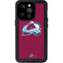 NHL Colorado Avalanche Solid Background iPhone 14 Pro Waterproof Case