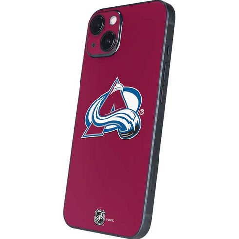 NHL Colorado Avalanche Solid Background iPhone 14 Skin