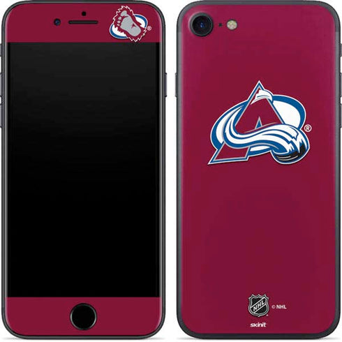 NHL Colorado Avalanche Solid Background iPhone 7 Skin