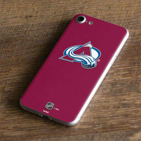 NHL Colorado Avalanche Solid Background iPhone 7 Skin