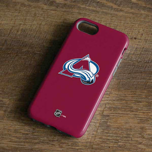 NHL Colorado Avalanche Solid Background iPhone 8 Pro Case