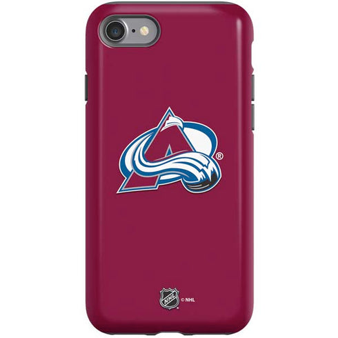 NHL Colorado Avalanche Solid Background iPhone SE (2nd & 3rd Gen) Pro Case