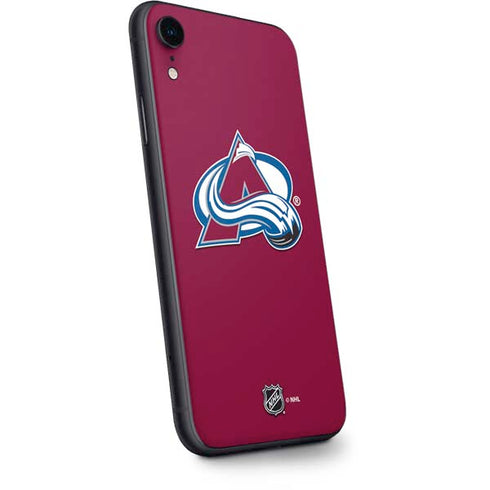 NHL Colorado Avalanche Solid Background iPhone XR Skin