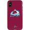 NHL Colorado Avalanche Solid Background iPhone XS Pro Case