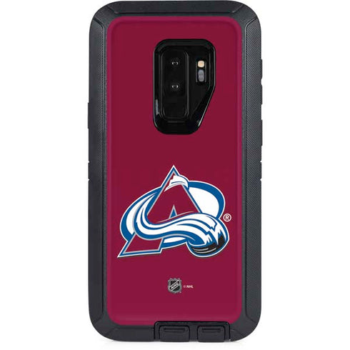 NHL Colorado Avalanche Solid Background Otterbox Defender Galaxy Skin