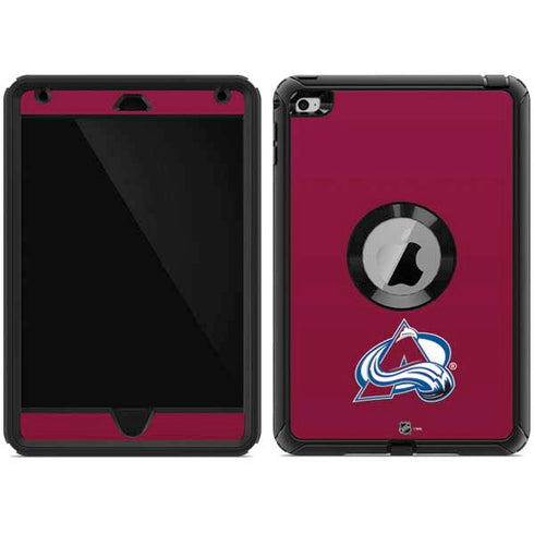 NHL Colorado Avalanche Solid Background Otterbox Defender iPad Skin