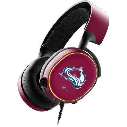 NHL Colorado Avalanche Solid Background SteelSeries Arctis 5 Skin